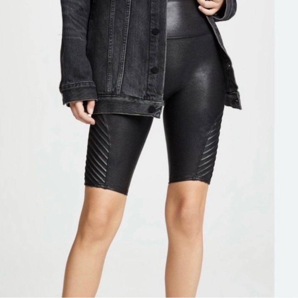 Spanx Faux Leather Shorts